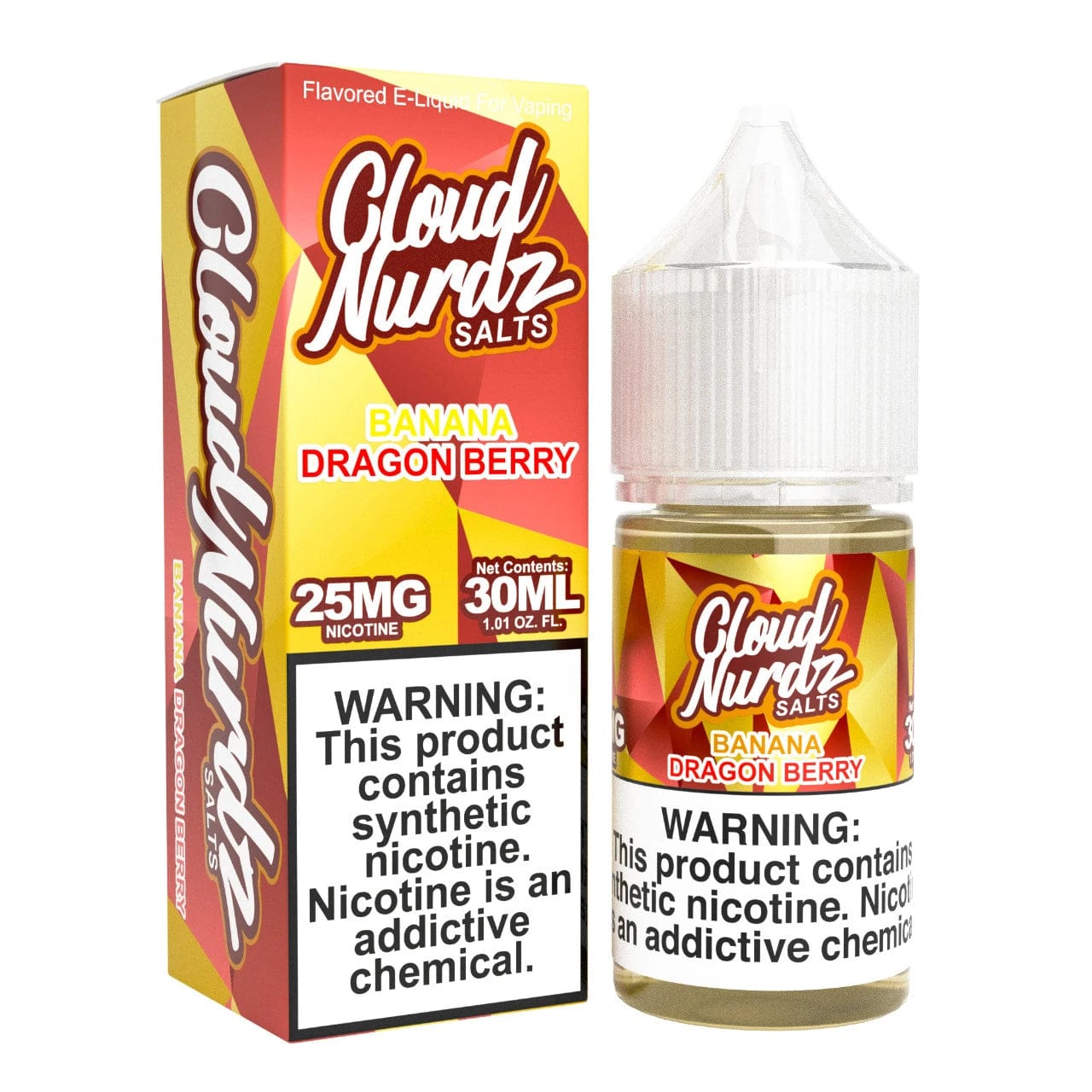 Cloud Nurdz Juice Cloud Nurdz Synthetic Salts Banana Dragon Berry Nic Salt Vape Juice 30ml