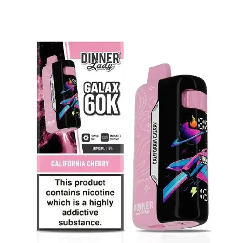 Dinner Lady Disposable Vape California Cherry Dinner Lady 60K Disposable Vape (5%, 60000 Puffs)