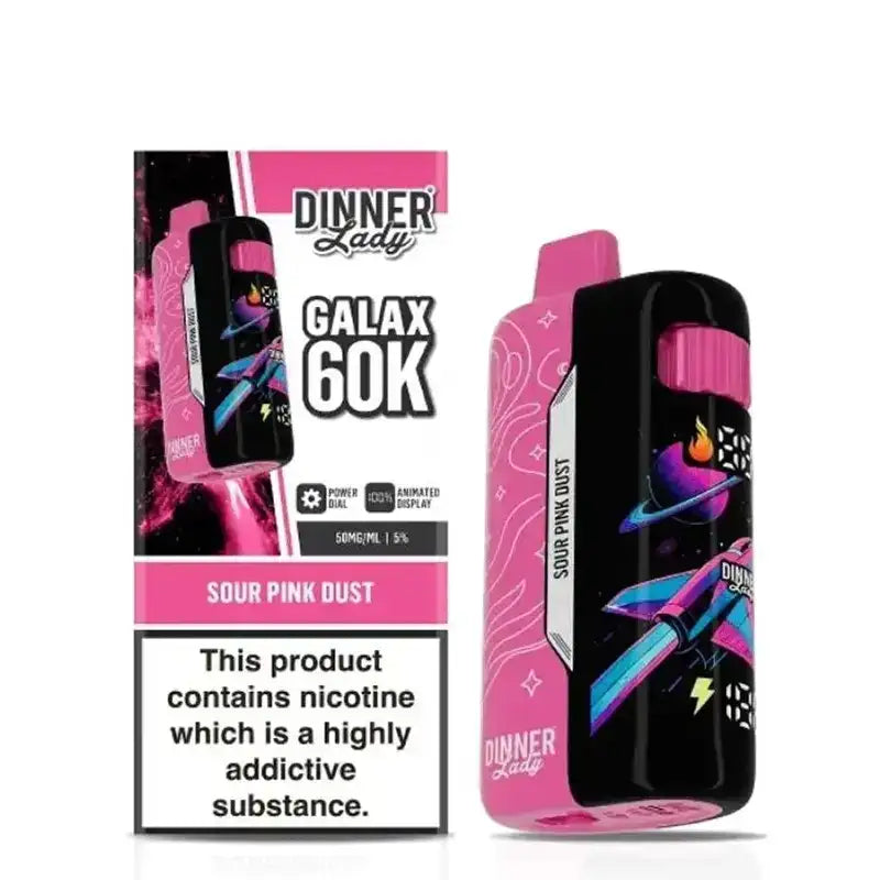 Dinner Lady Disposable Vape Sour Pink Dust Dinner Lady 60K Disposable Vape (5%, 60000 Puffs)