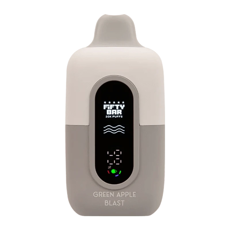Fifty Bar Disposable Vape Green Apple Blast Fifty Bar V2 20K Disposable Vape (5%, 20000 Puffs)