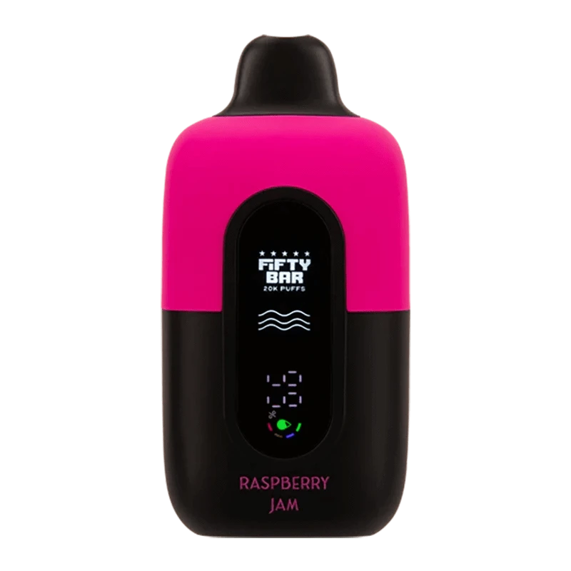 Fifty Bar Disposable Vape Raspberry Jam Fifty Bar V2 20K Disposable Vape (5%, 20000 Puffs)