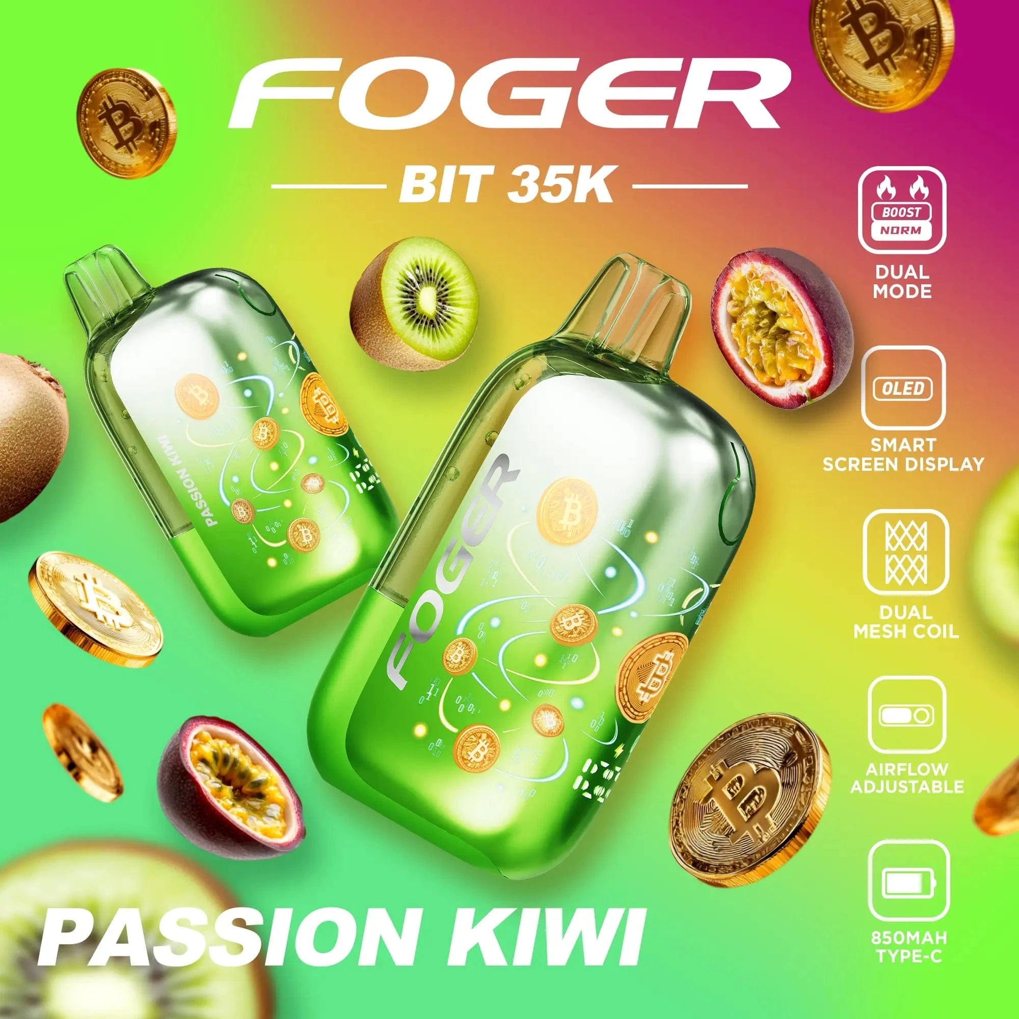 Foger Disposable Vape Foger Bit 35K Disposable Vape (5%, 35000 Puffs)