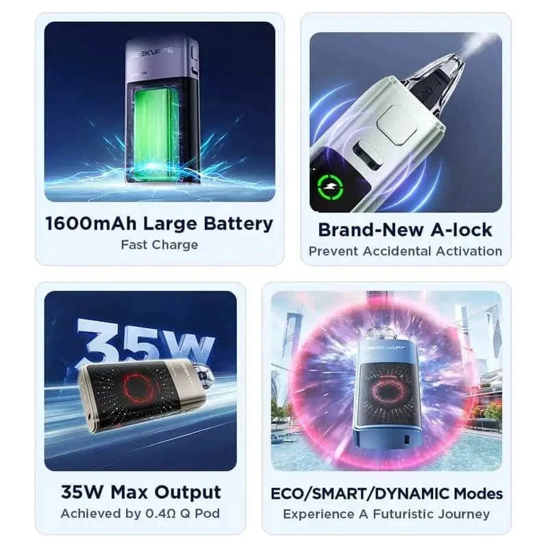 GeekVape Pod System Geekvape Digi Q Vista 35W Pod Kit