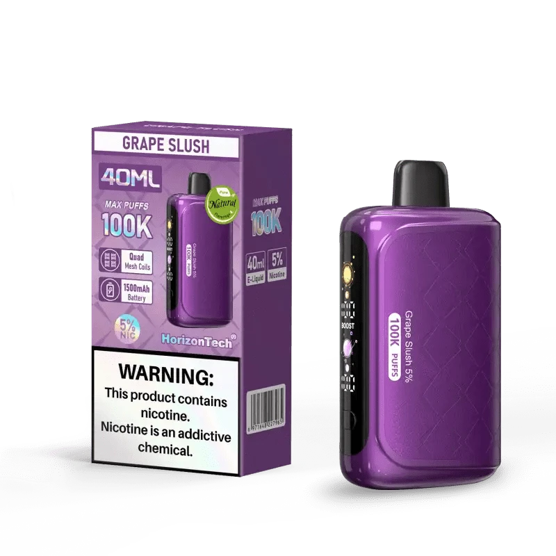 Horizon Disposable Vape Grape Slush Horizon 100K Disposable Vape (5%, 100000 Puffs)