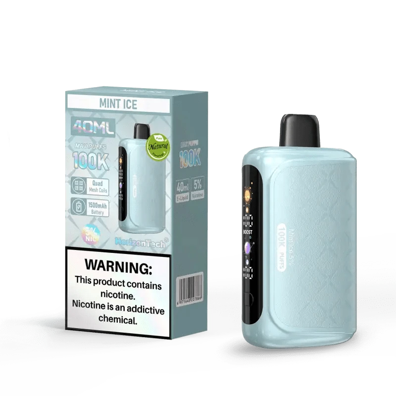 Horizon Disposable Vape Mint Ice Horizon 100K Disposable Vape (5%, 100000 Puffs)