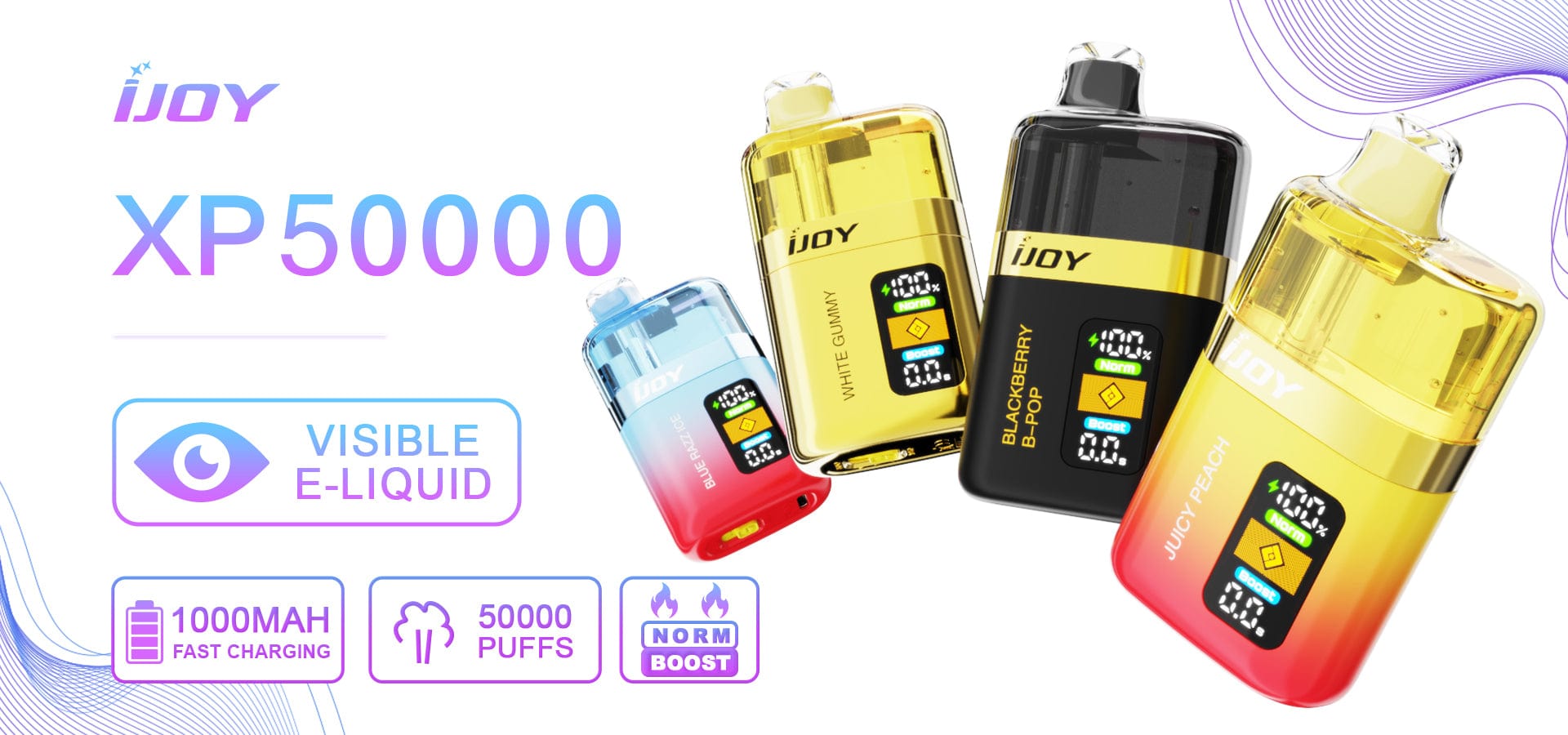 iJoy Disposable Vape iJoy XP50000 Disposable Vape (5%, 50000 Puffs)