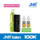 JNR Stellarc Disposable Vape Sour Apple Ice JNR Stellarc 100k Disposable Vape Kit(5%, 100000 Puffs)