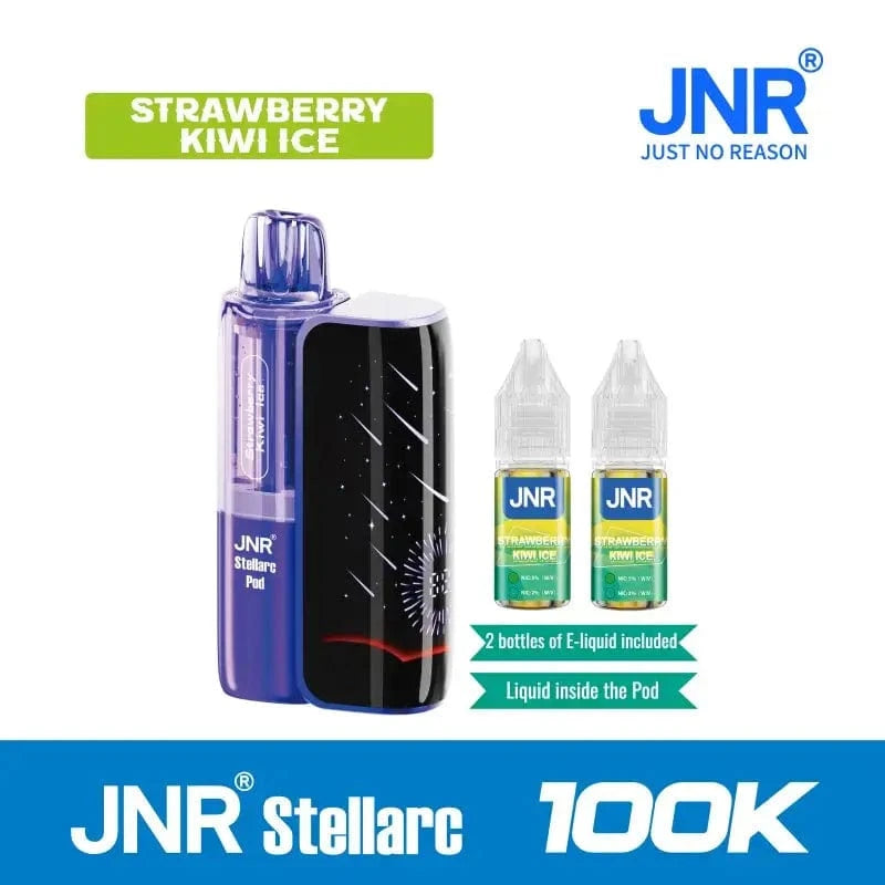 JNR Stellarc Disposable Vape Strawberry Kiwi Ice JNR Stellarc 100k Disposable Vape Kit(5%, 100000 Puffs)