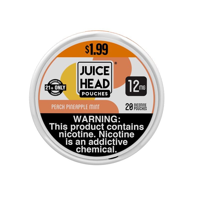 Juice Head Alternatives Peach Pineapple Mint 12mg Juice Head Nicotine Pouches