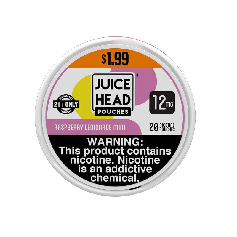 Juice Head Alternatives Raspberry Lemonade Mint 12mg Juice Head Nicotine Pouches