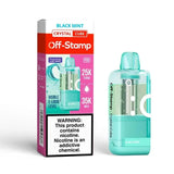Lost Mary Disposable Vape Black Mint Off-Stamp X-CUBE Crystal 25K Disposable Kit (5%, 25000 Puffs)