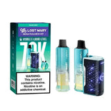 Lost Mary Disposable Vape Miami Mint Lost Mary Nera Fullview 70K Disposable Kit (5%,70000 Puffs)