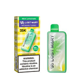 Lost Mary Disposable Vape Mint Lemonade Lost Mary MT35000 Turbo Disposable Vape (5%, 35000 Puffs)