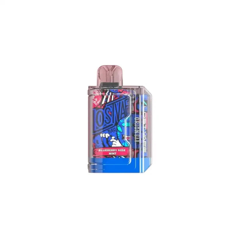 Lost Vape Disposable Vape Blueberry Rose Mint (Unishow Exclusive Exotic Edition) Lost Vape Orion Bar Disposable Vape (5%, 7500 Puffs)