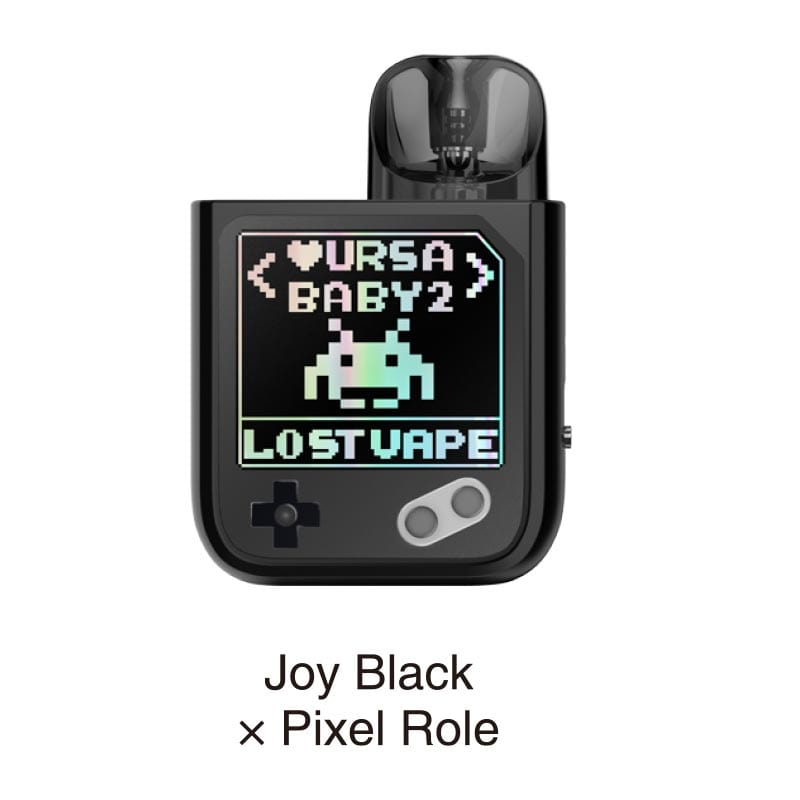 Lost Vape Pod System Joy Black x Pixel Role Lost Vape Ursa Baby 2 22W Pod Kit
