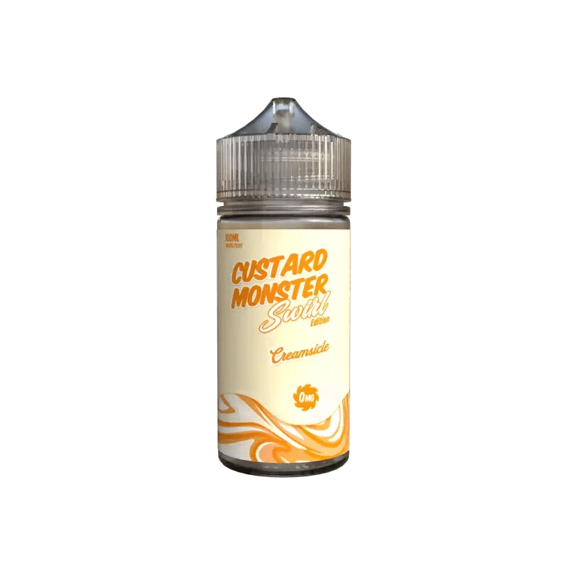 Monster Vape Labs Juice 0MG Custard Monster NTD Swirl Edition Creamsicle 100ml