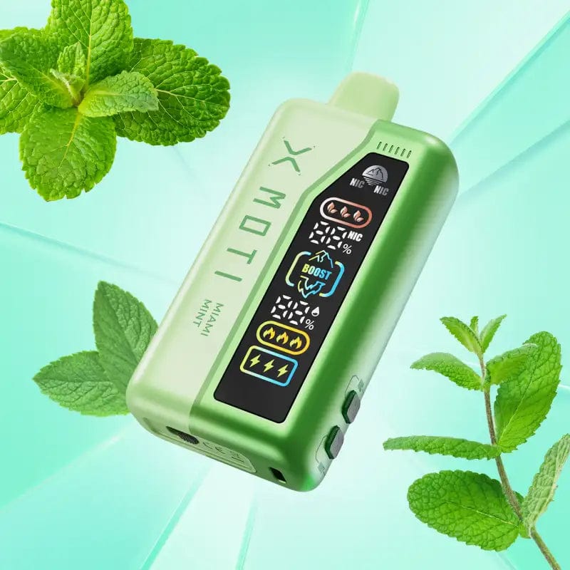 MOTI Vape Disposable Vape Miami Mint MOTI NICFLEX 40K Nic-Control Disposable Vape (0-6%, 40000 Puffs)