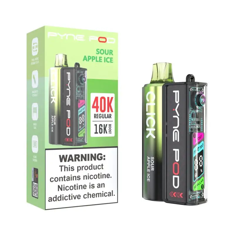Pyne Pod Disposable Vape Pyne Pod Click 40K Disposable Vape Kit (5%, 40000 Puffs)