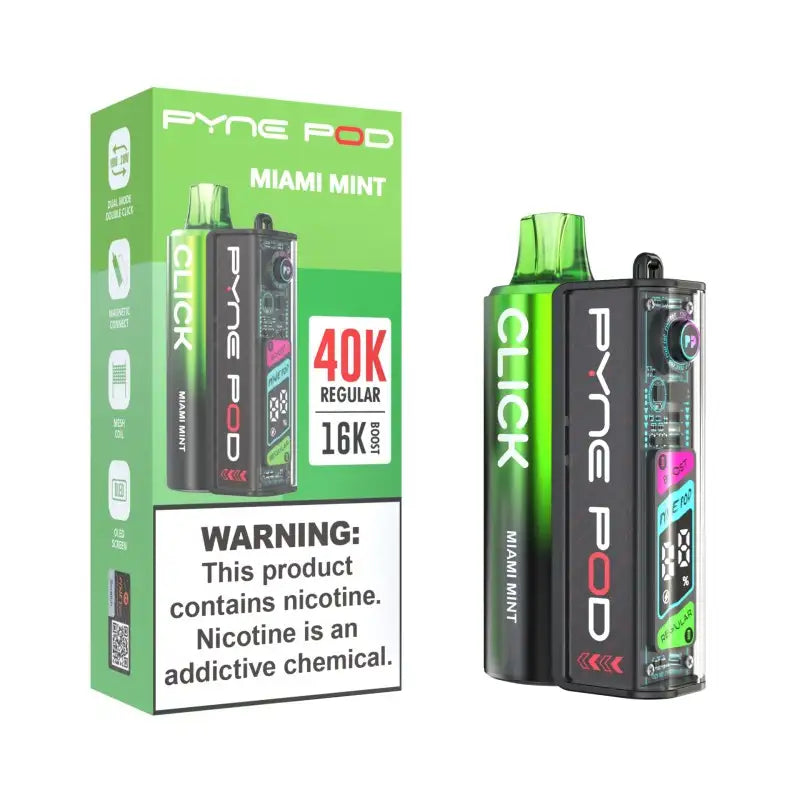 Pyne Pod Disposable Vape Pyne Pod Click 40K Disposable Vape Kit (5%, 40000 Puffs)