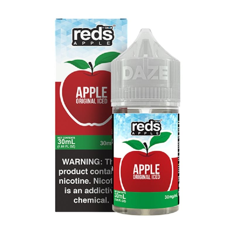 Reds Apple E-Juice Juice Reds Salts Apple Original Iced Nic Salt Vape Juice 30ml