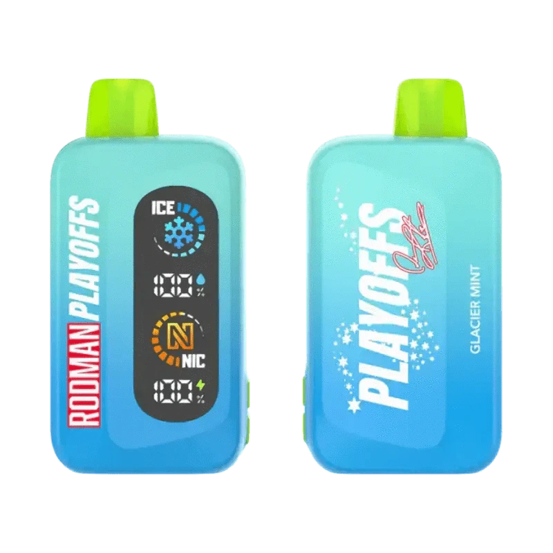 Rodman Disposable Vape Glacier Mint Rodman Playoffs 50K Ice-Nic Control Disposable Vape (5%, 50000 Puffs)