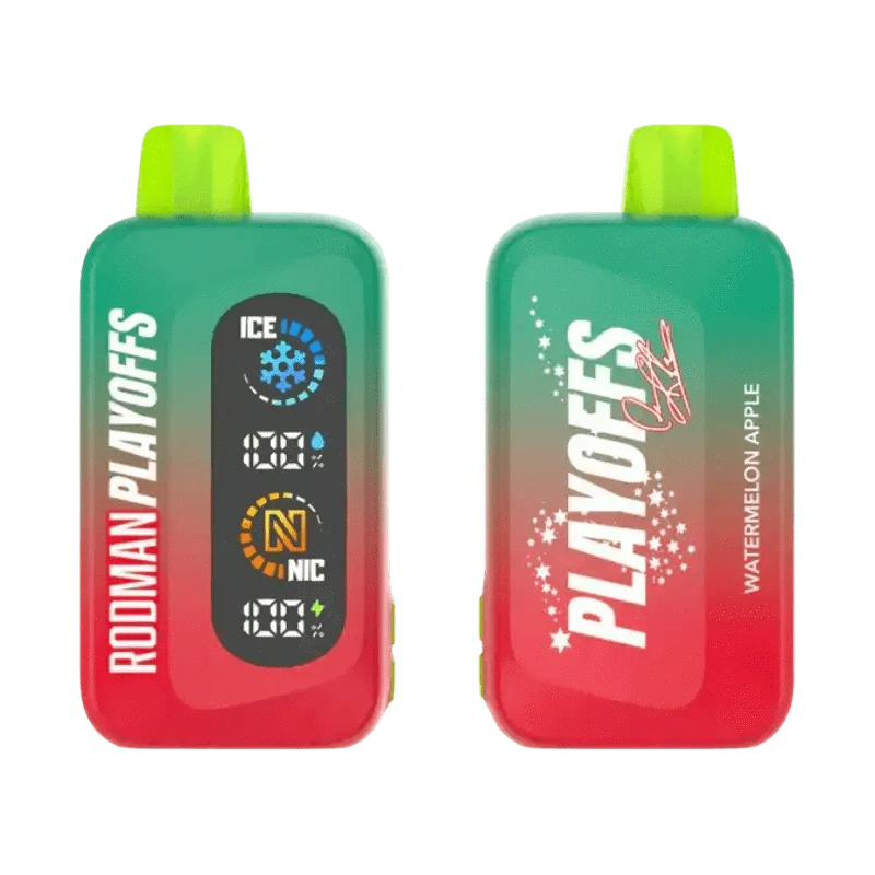 Rodman Disposable Vape Watermelon Apple Rodman Playoffs 50K Ice-Nic Control Disposable Vape (5%, 50000 Puffs)