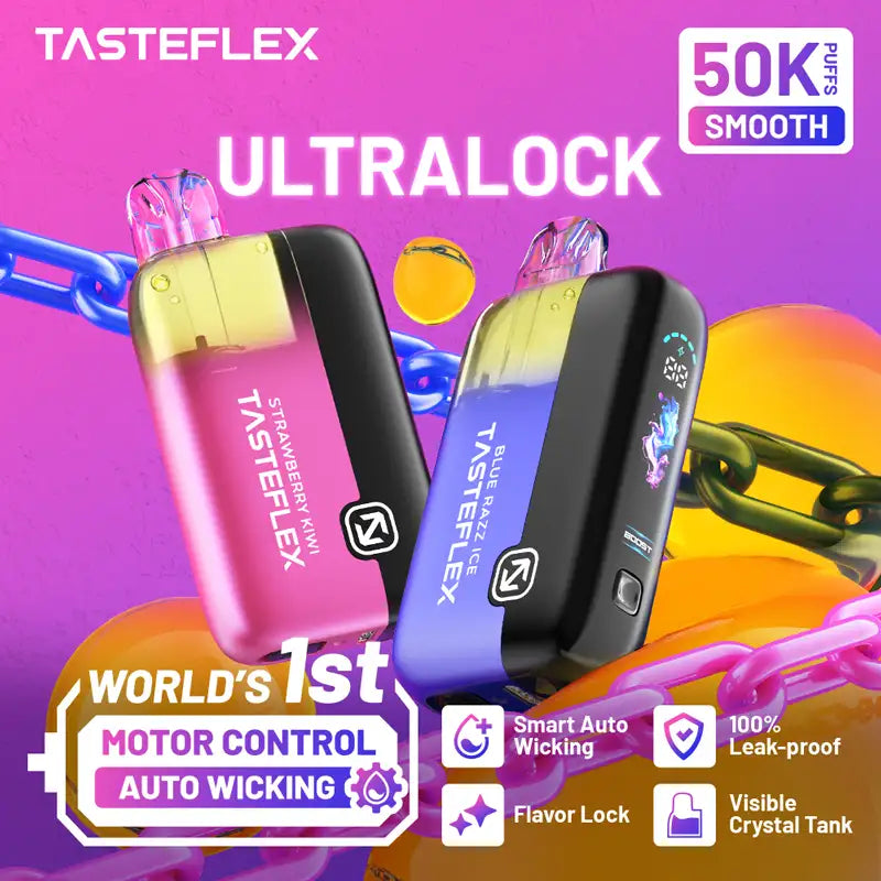 Tasteflex Disposable Vape Tasteflex Ultralock 50K Disposable Vape (5%, 50000 Puffs)