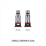 Uwell Coils Uwell Crown X Replacement Coil (Pack Of 4)