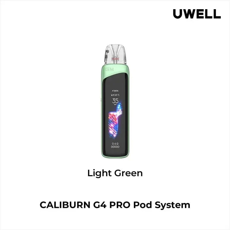 Uwell Pod System Light Green Uwell Caliburn G4 Pro 35W Pod Kit