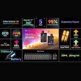 Vaporesso Disposable Vape DOJO Sphere X 40K Disposable Vape (5%, 40000 Puffs)