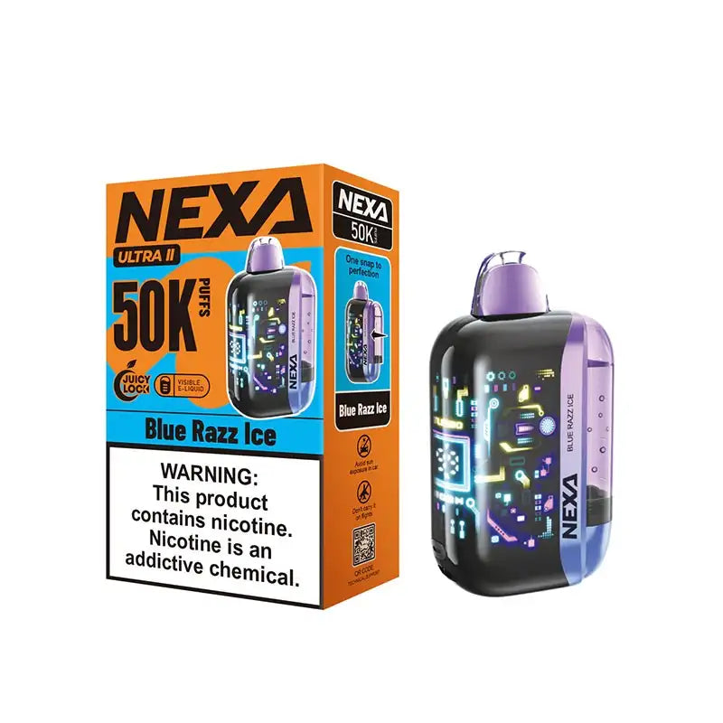 VOOPOO Disposable Vape Blue Razz Ice VOOPOO NEXA Ultra II 50K Disposable Vape (5%, 50000 Puffs)