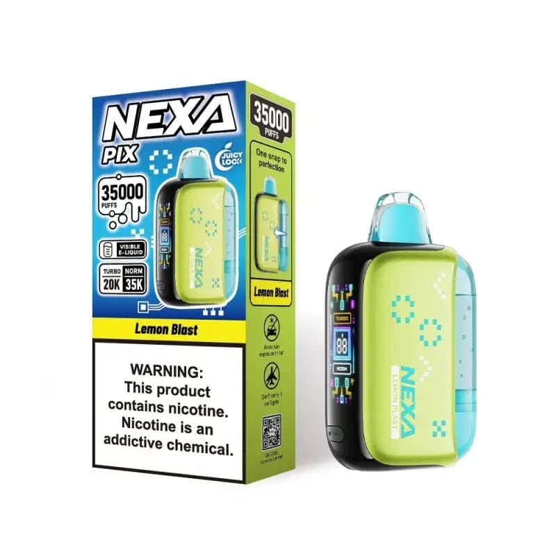 VOOPOO Disposable Vape Lemon Blast NEXA PIX 35K Disposable Vape (5%, 35000 Puffs)