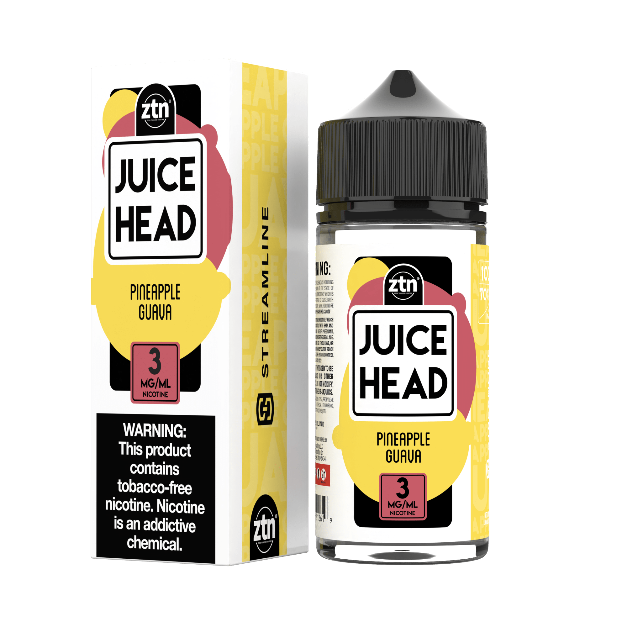 Juice Head Juice Juice Head Pineapple Guava 100ml ZTN Vape Juice