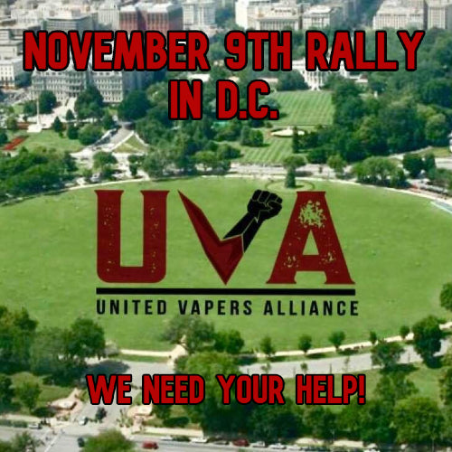 We Vape, We Vote! November 9th UVA Rally
