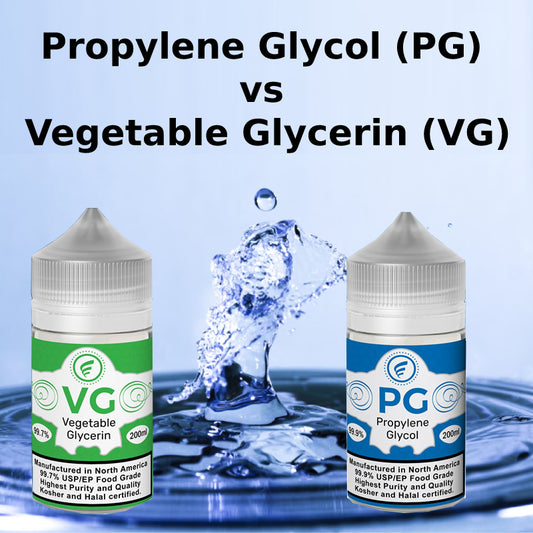 Propylene Glycol (PG) vs Vegetable Glycerin (VG)