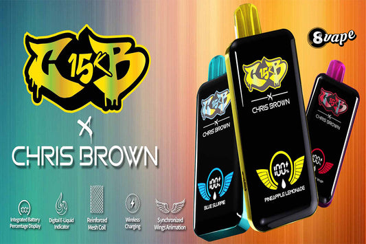 Chris Brown cb15k disposable vape preview 