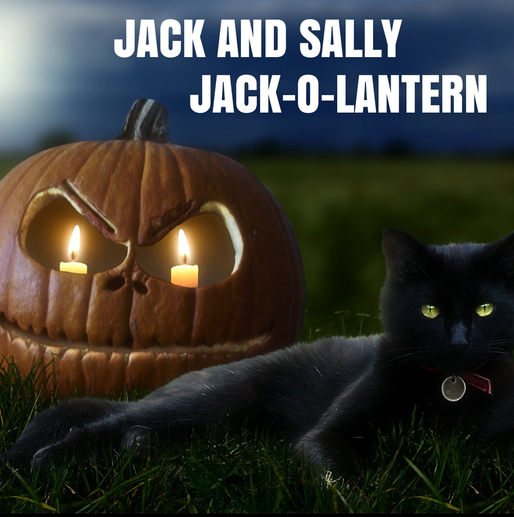 Pumpkin Carving: Jack and Sally Romance