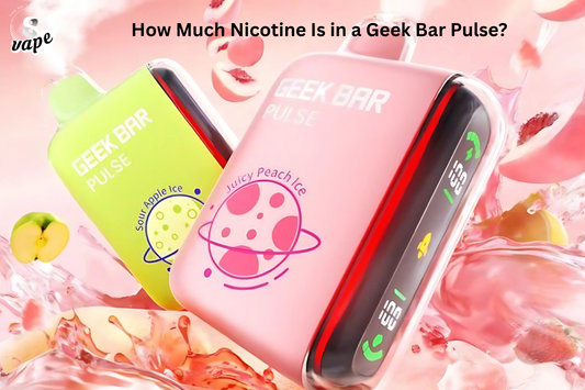 Nicotine content in a geek bar pulse