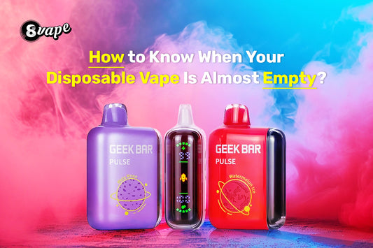 how to know when your disposable vape is almost empty