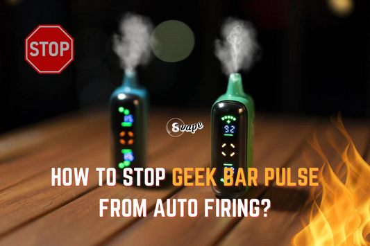 how to stop geek bar pulse from auto firing