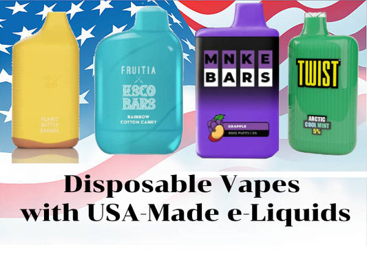 Disposable Vapes with USA-Made e-Liquids