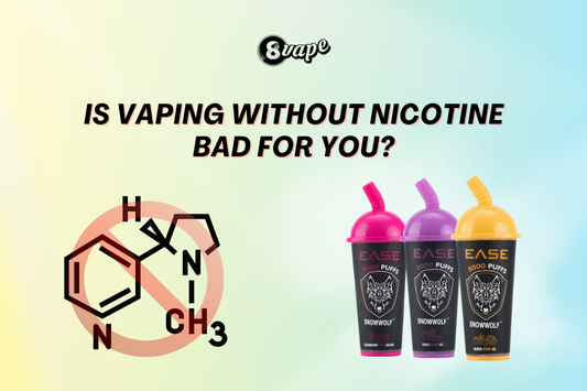 is vaping without nicotine bad for you