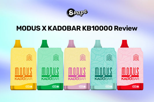 Several MODUS X KADOBAR 10000 products with 'Modus x Kadobar KB10000 Review' text.