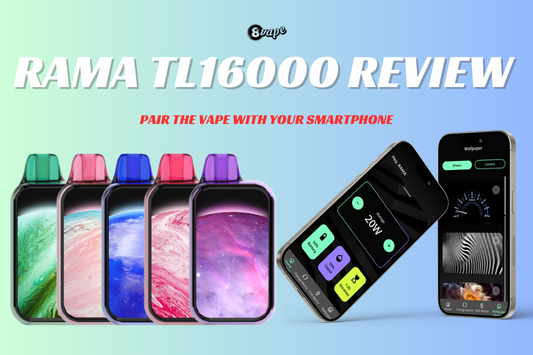 rama tl16000 bluetooth disposable vape chnage wallpaper pair the vape with your smartphone
