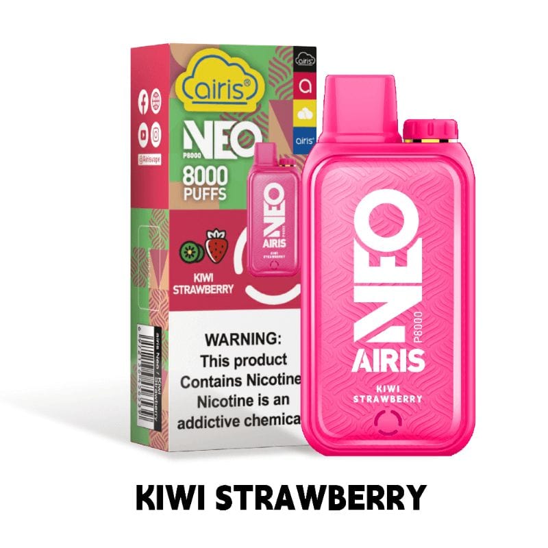Airis Disposable Vape Kiwi Strawberry Airis Neo P8000 Disposable Vape (5%, 8000 Puffs)