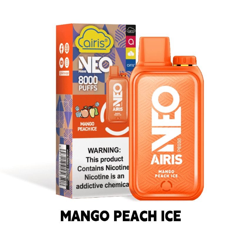 Airis Disposable Vape Mango Peach Ice Airis Neo P8000 Disposable Vape (5%, 8000 Puffs)
