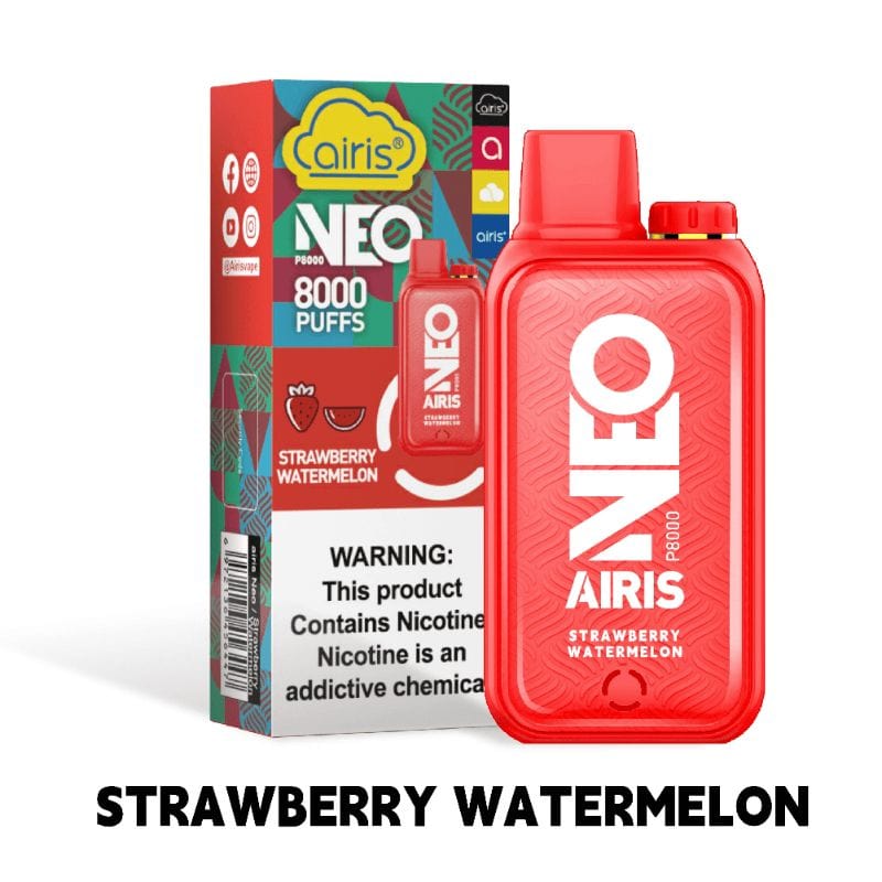 Airis Disposable Vape Strawberry Watermelon Airis Neo P8000 Disposable Vape (5%, 8000 Puffs)