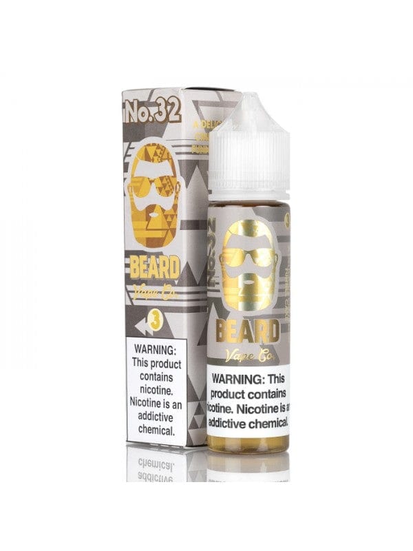 Beard Vape Co 0MG 🎁 Beard Vape Co No. 32 Cinnamon Funnel Cake 60ml Vape Juice (40% off)
