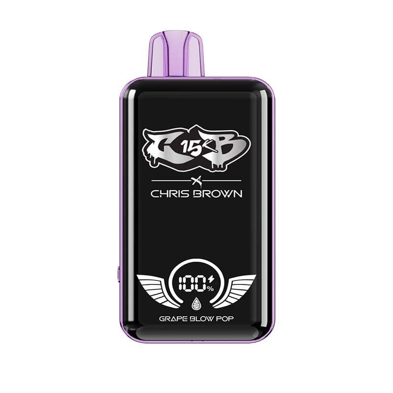 Chris Brown Disposable Vape Grape Blow Pop Chris Brown CB15K Disposable Vape (5%, 15000 Puffs)