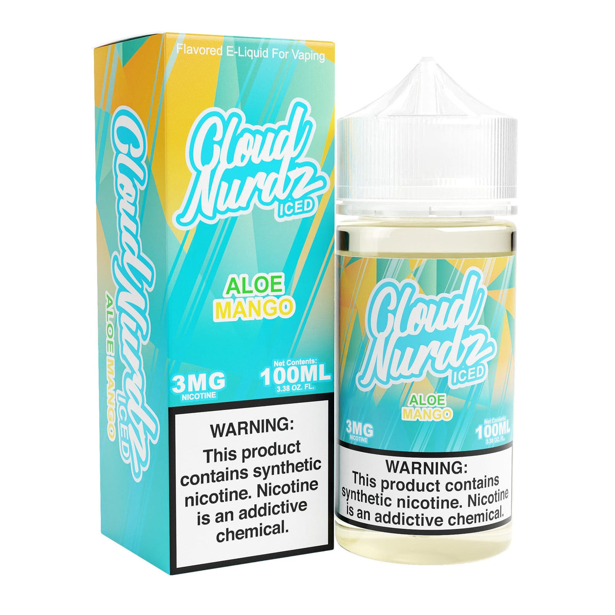 Cloud Nurdz 6mg 🎁 Cloud Nurdz Iced Aloe Mango TF 100ml Vape Juice (100% off)